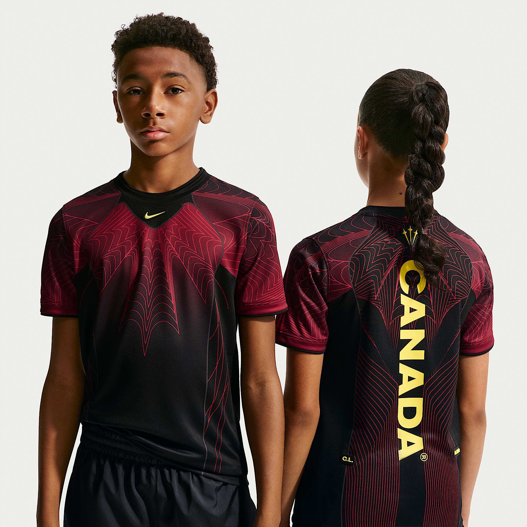 Canada Big Kids' Nike Dri-FIT Soccer Pre-Match Short-Sleeve Top